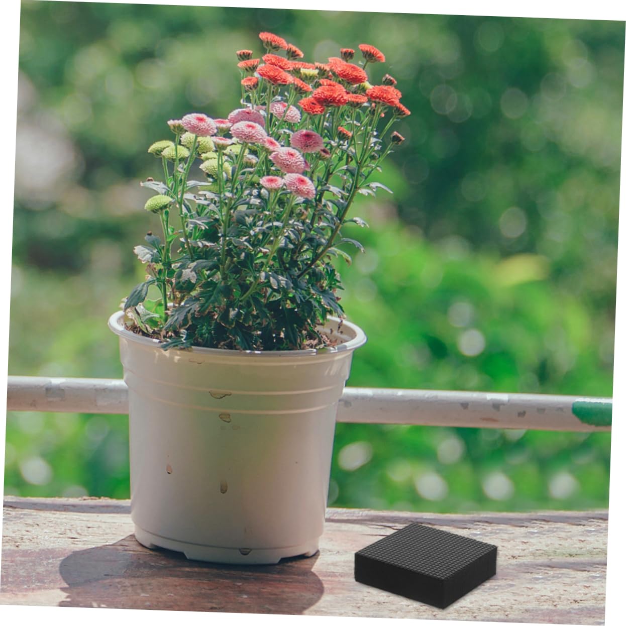 TOYANDONA Elevadores de Muebles de Goma Negro 8 Piezas para Camas y Mesas Instalación Fácil y Antideslizante para Decoración del Hogar