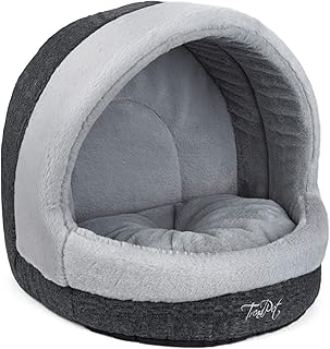 TrendPet LunaHome Kuschelhöhle für Hunde und Katzen und grau und beige (Grau) product image