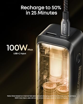 Anker Prime Power Bank Black Myth: Wukong Edition, 20,100mAh 3-Port Portable Charger with 220W, Two-Way Power, TSA-Approved, App Control, for MacBook, iPhone 17/16 Series, and More (Base Not Included)
