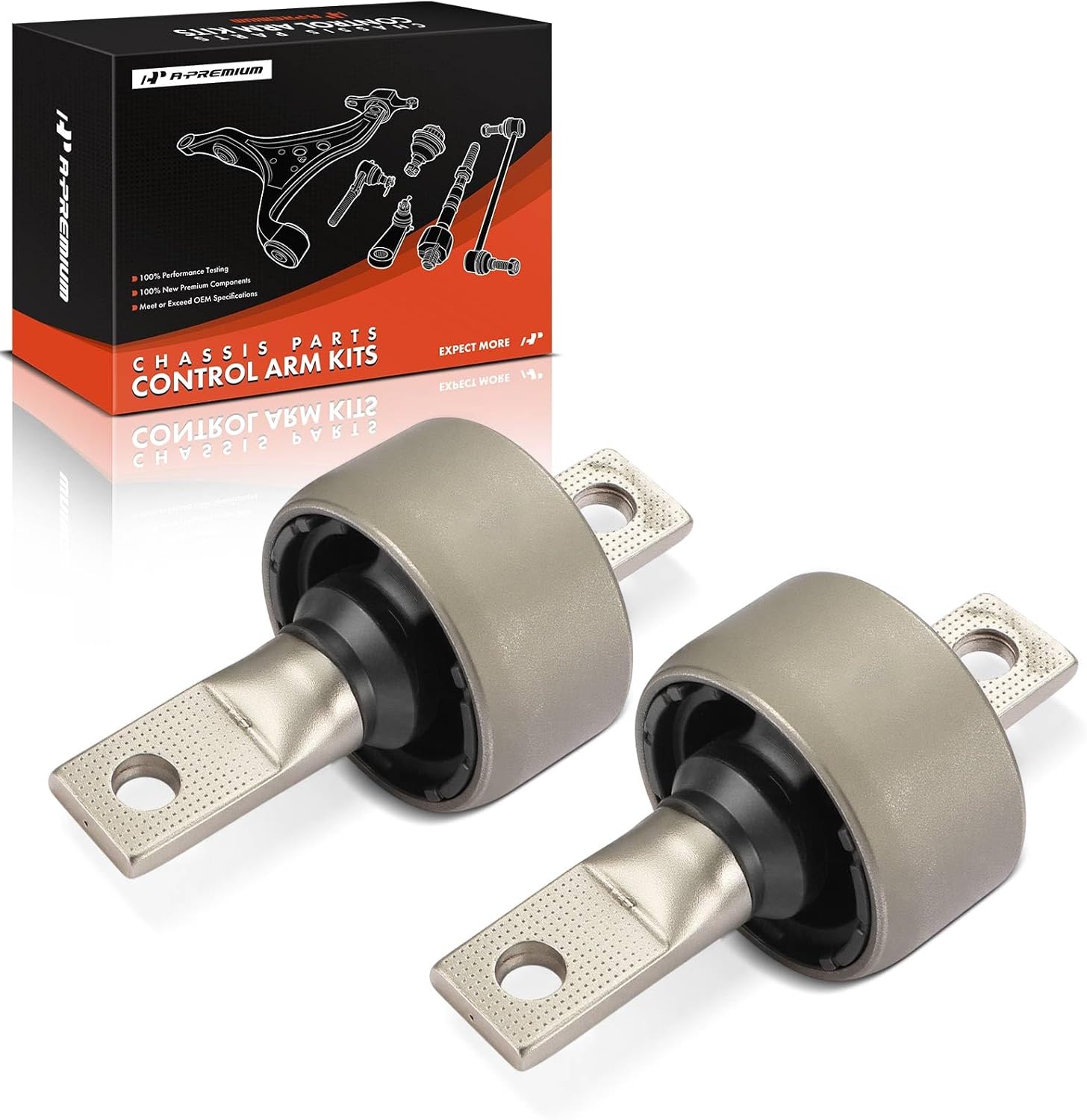 A-Premium 2 x Rear Trailing Arm Bushing Kit, Compatible with Honda CR-V CRV 1997-2001, Civic 1988-2000, Civic del Sol 1993-1997, CRX 1988-1991 & Acura EL 1997-2000, Integra 1994-2001