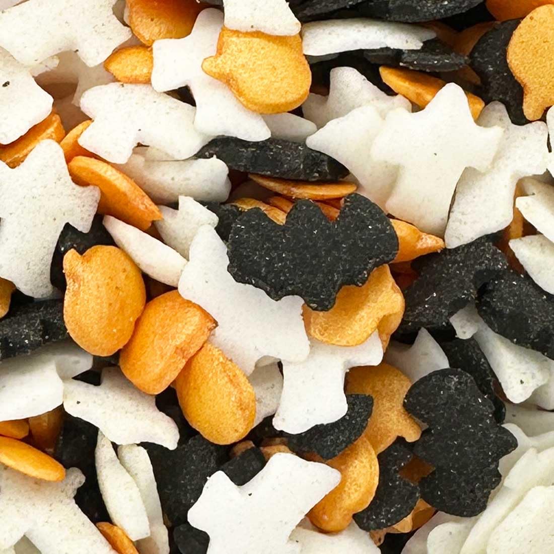 Twist IngredientsSugar Shapes - Halloween Mix Cake Topper Sprinkles - 800g Edible Shimmer Sugar Shapes Cupcake/Cake Decorations - For Halloween Themed Party Cakes & Bakes