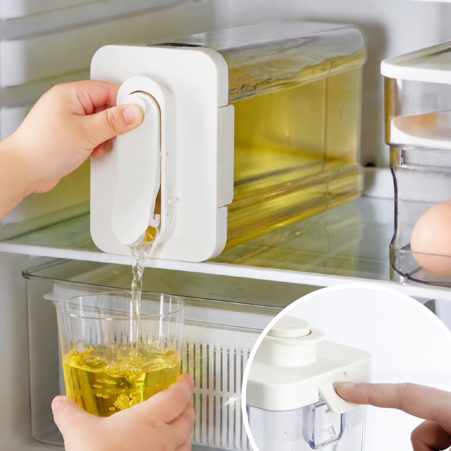 Amazon | Mirx 麦茶ポット ピッチャー お茶ポット ドリンクサーバー 横
