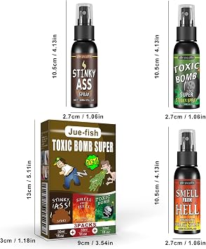 30ml Stinky Prank Liquid Fart Potent Ass Fart Spray Spray Pure Nasty Smelling Spray Great For Pranks Bomb One Size