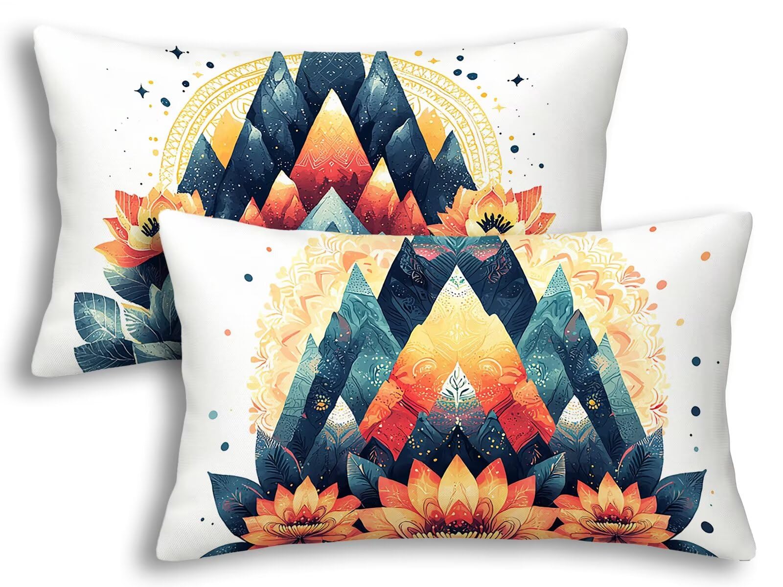 Housse coussin extérieur imperméable anti-humidité taie rectangulaire canapé jardin 40x80