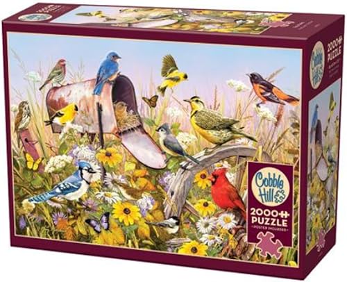 Cobble Hill - Rompecabezas de 2000 piezas, canción de campo, póster de muestra incluido