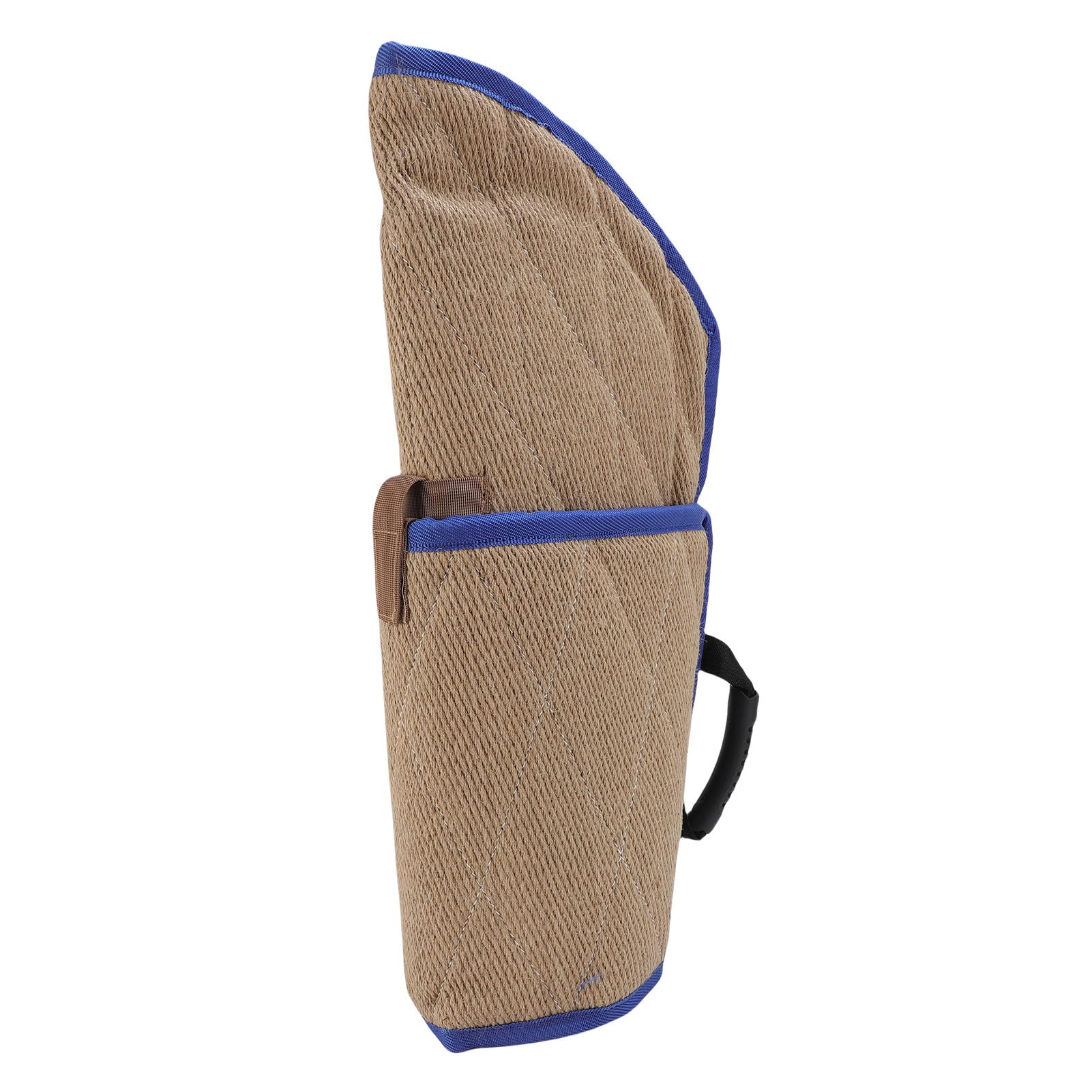 Manicotto per morso per cani, robusta protezione per braccia per migliori risultati di allenamento, ideale per allenatori e proprietari di animali domestici, materiale di iuta