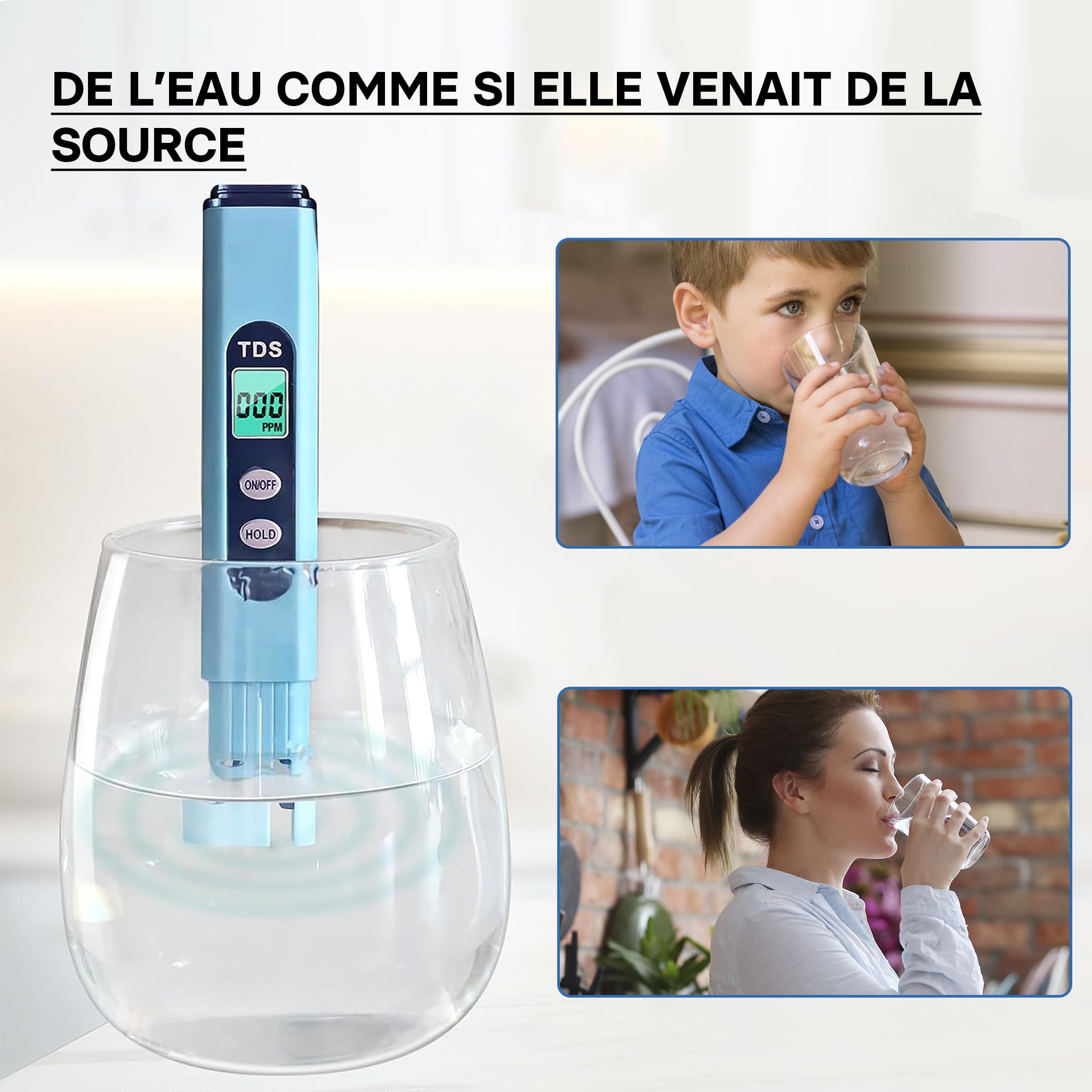 Naturewater NW-PR305 Filtre à eau potable – 410 x 135 x 450 mm – 5 Étapes – 360 L/h – avec Robinet, Vanne 3 voies, Cartouche PP Sédiments, Charbon actif – Filtration Purification Bactéries Pesticides