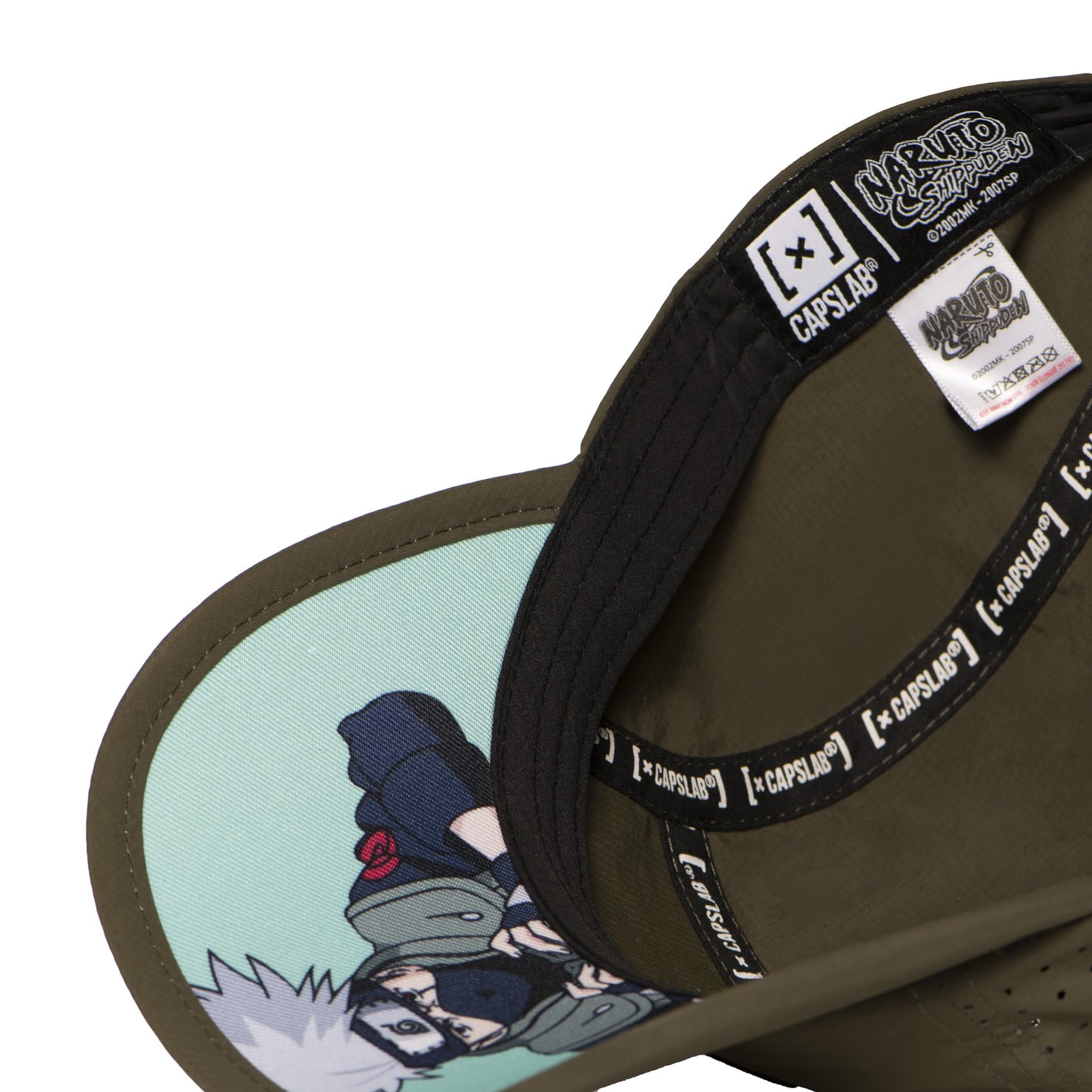 Kappe für Damen und Herren, 5 Panels Naruto Shippuden, verstellbar durch Snapback