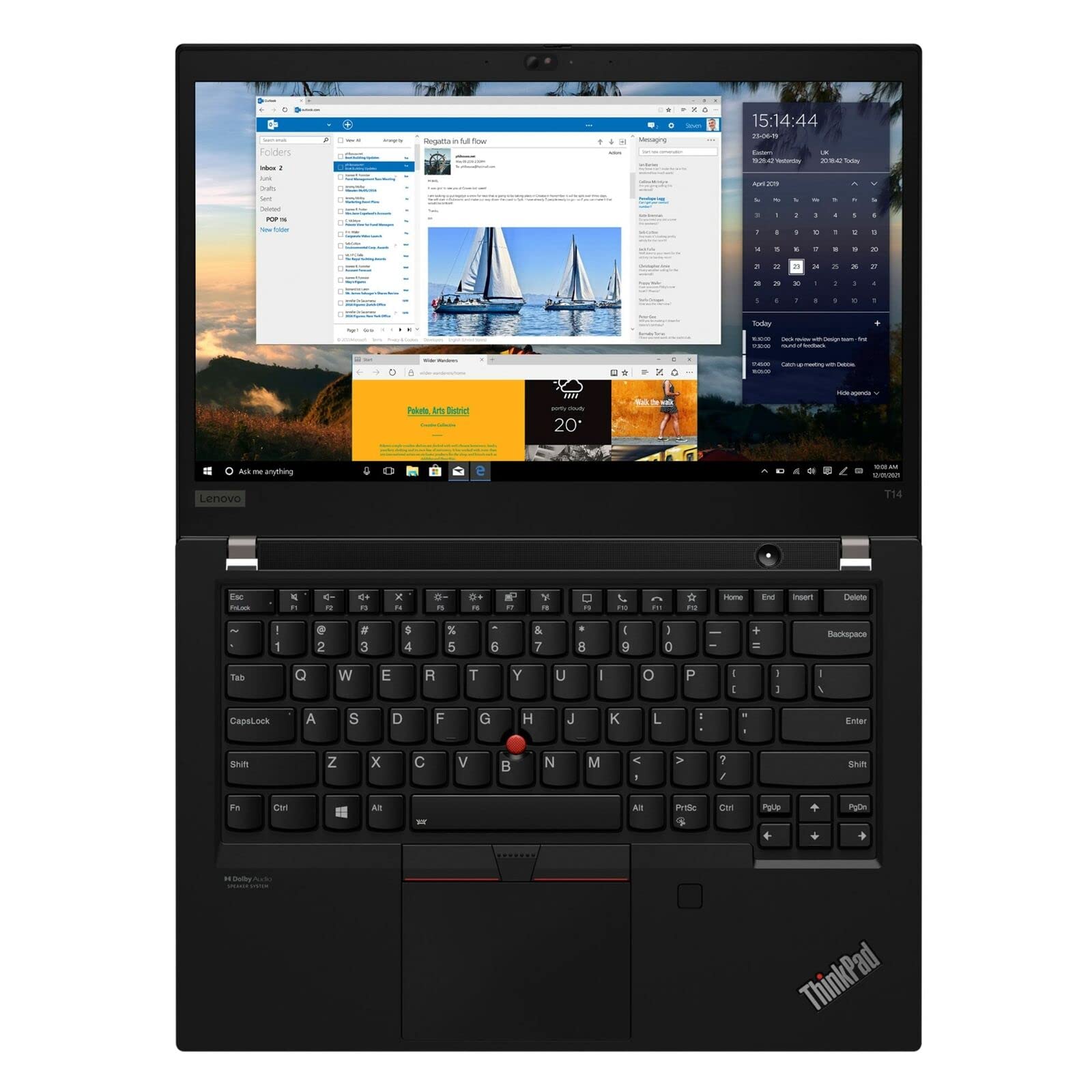 Amazon.com: Lenovo ThinkPad T14 Gen 2 Business Laptop, 14