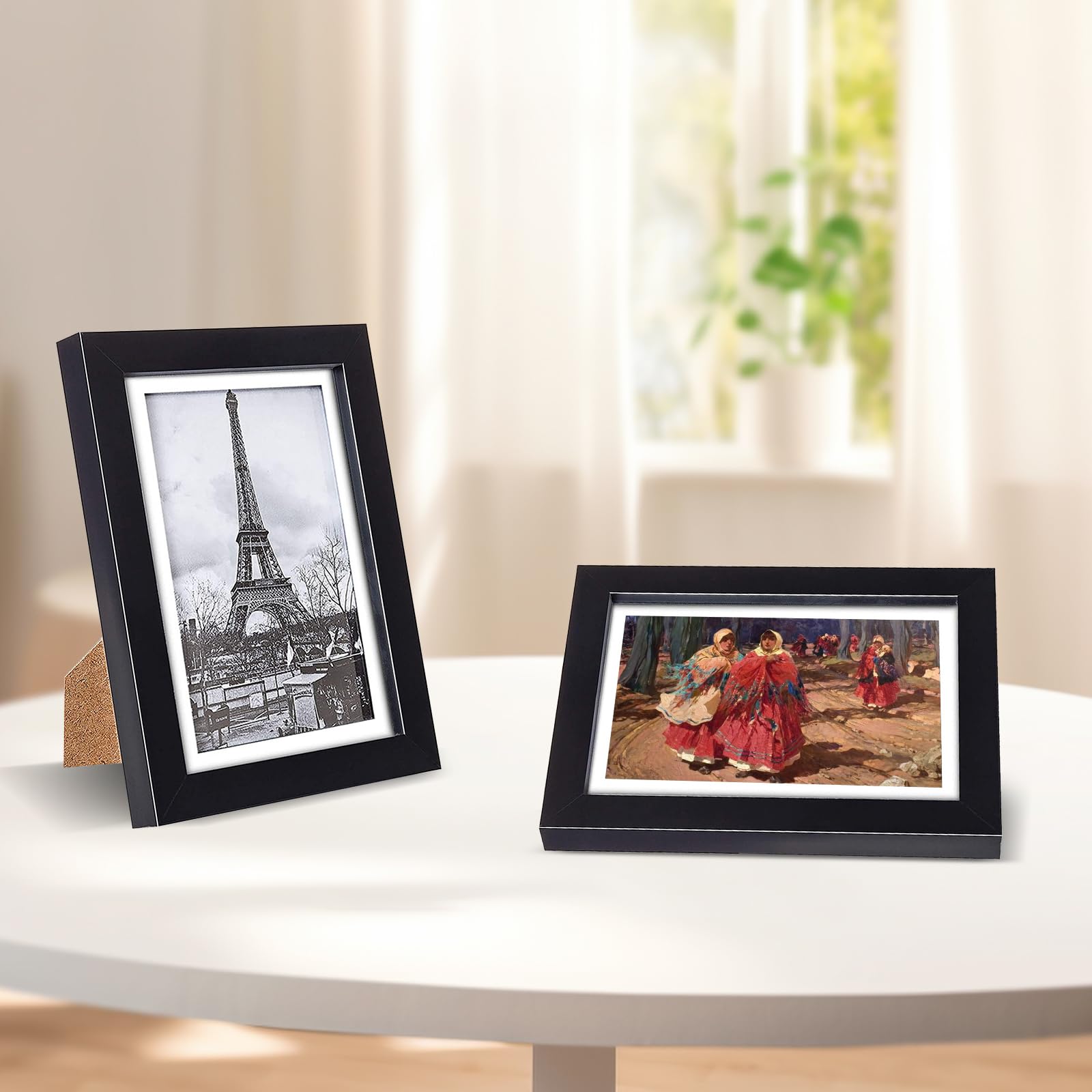Anluomania Picture Frame 22.5 x 17.5 cm, Black Photo Frame for