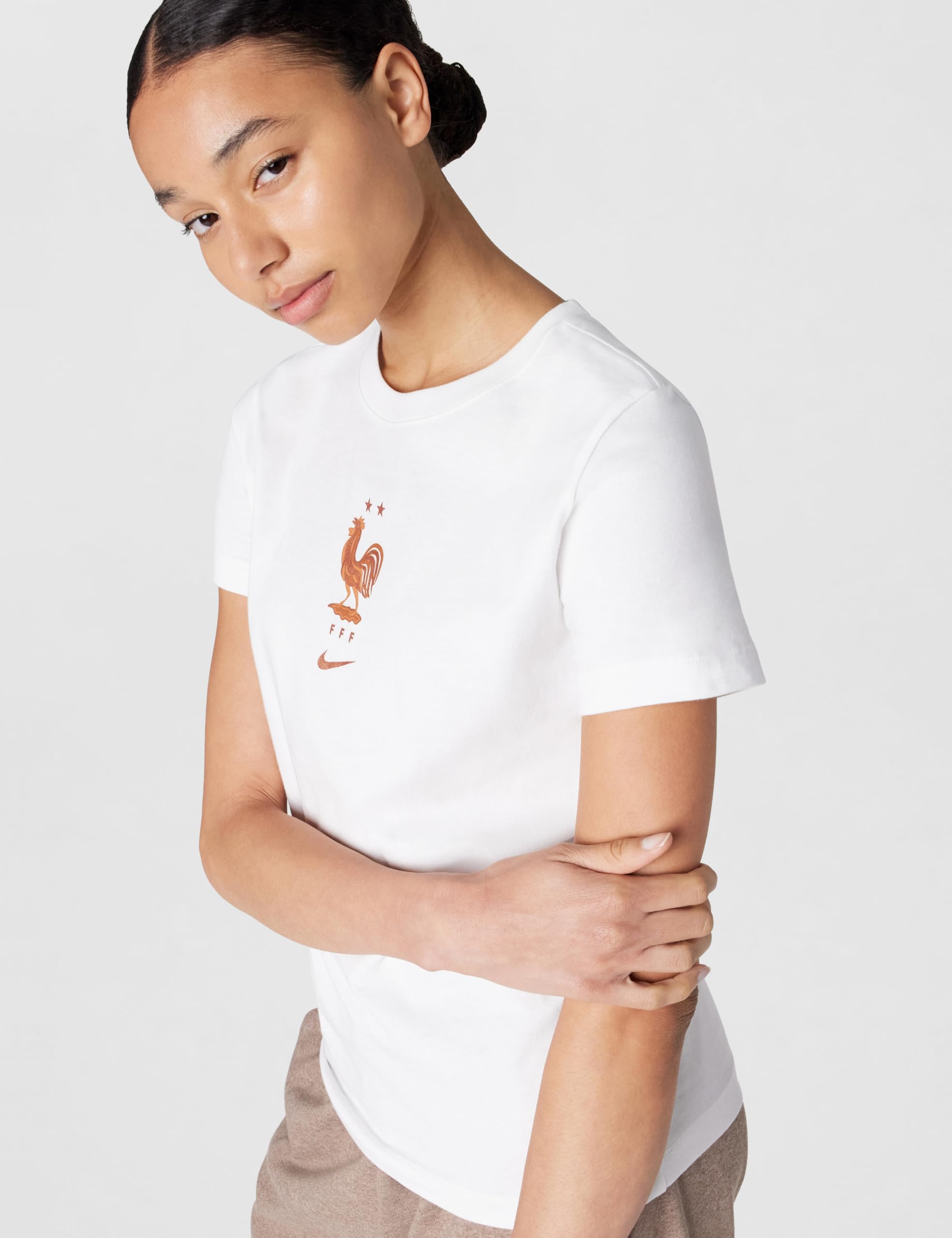 NIKE koszulka piłkarska Kobiety Nike Crest Tee - Frankreich