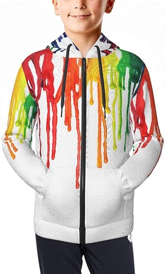 paint drip hoodie amazon