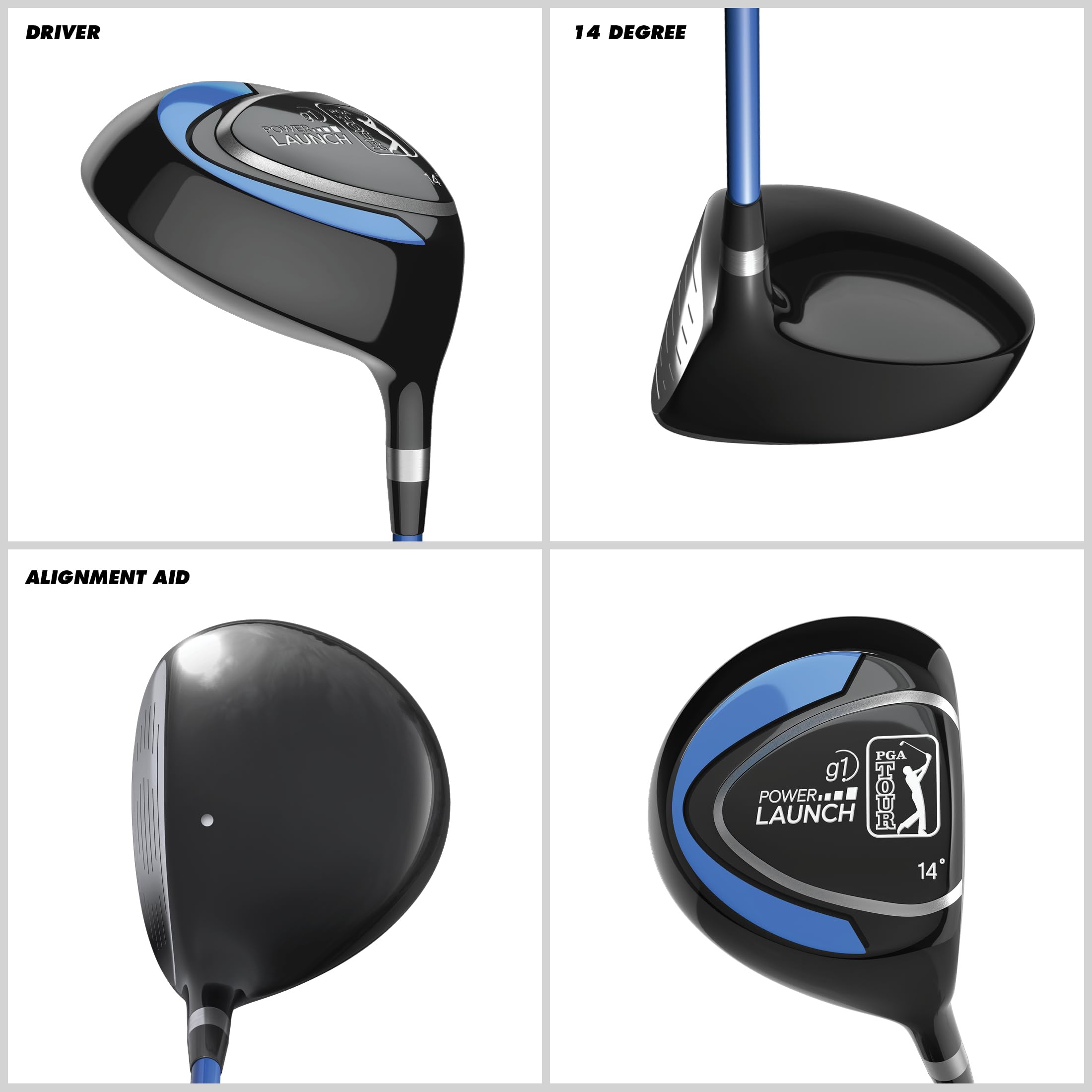 Amazon.co.jp: PGA TOUR GS1シリーズ ジュニア ゴルフクラブ7点セット 