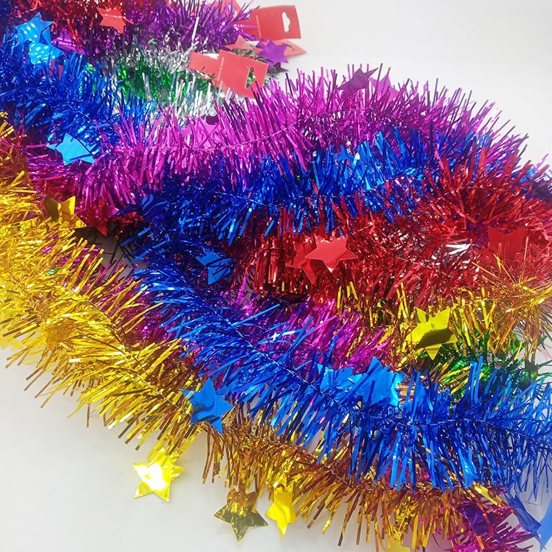 Kerstkaart kerstboom lichtjes sterren fijne