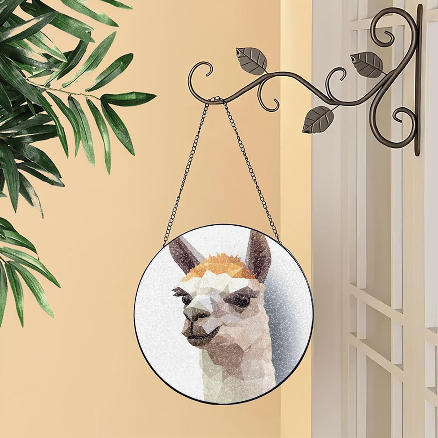 Stained Glass Window Hanging - Personalized Sun Catcher for Home Decor