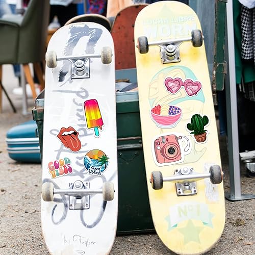 Miniatura 4 de 125 calcomanías de hidrofrask, calcomanías temáticas de playa oceánica para laptop, botella de agua, frascos de agua, pared, parachoques,