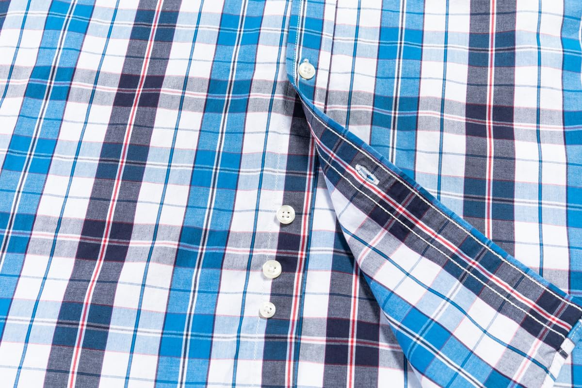 Double Pump Big and Tall Shirts for Men Long Sleeve Button Down Shirts from Size XL(T) to 6XL (T) Cotton - Image 4