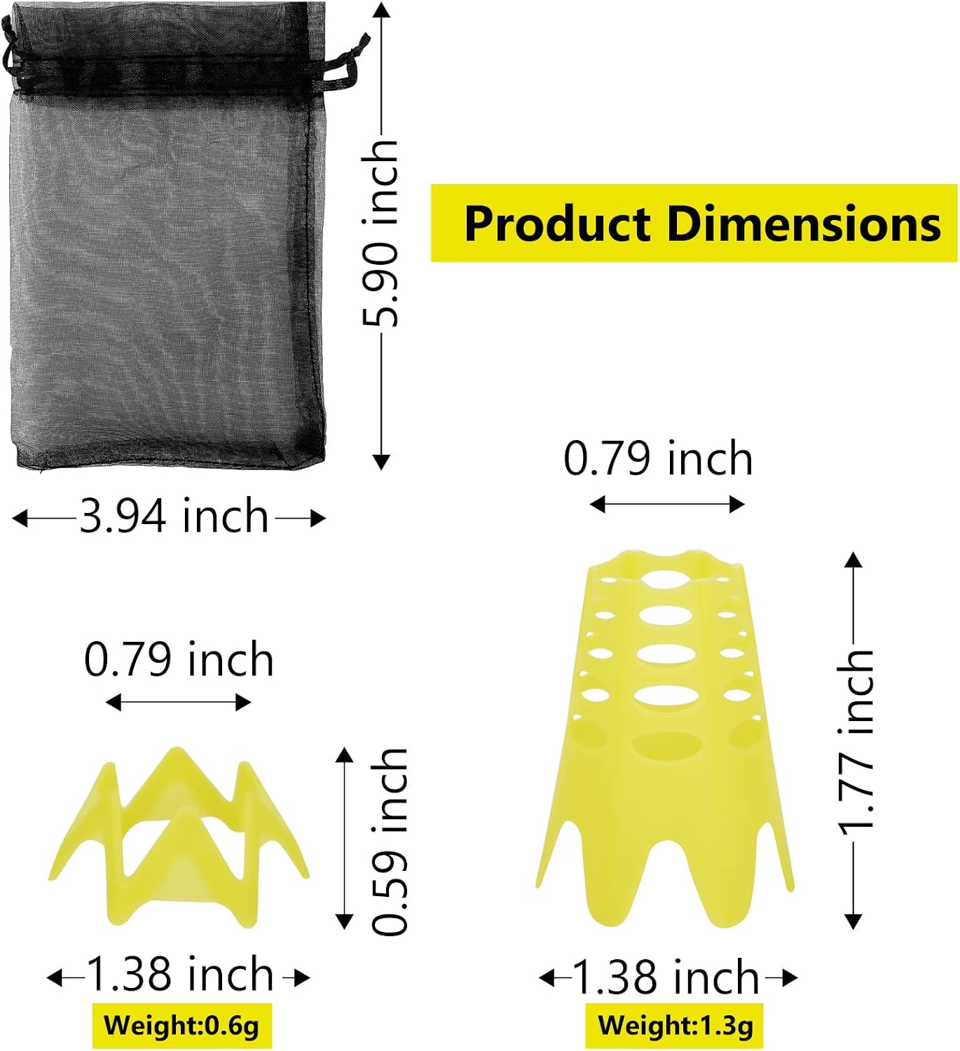 Golf Simulator Tees 20Pcs Plastic Golf Tees for Outdoor Indoor Home Training Practice Simulator Golf Tees Golf Mat Tees for Winter Turf Driving Range 10 Tall+10 Short+1 Mesh Bag
