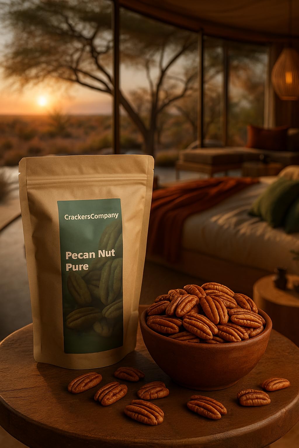 Pekannuss Pur 3000 g – Pekannusskerne naturbelassen von CrackersCompany