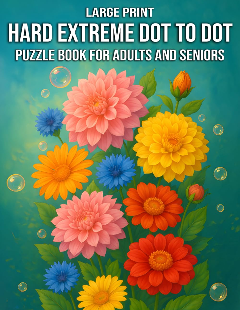 Large Print Hard Extreme Dot to Dot Puzzle Book for Adults and Seniors: Dot to Dot Puzzles with Large Print for Easy Enjoyment — Featuring Detailed ... Scenes, and More for Cognitive Stimulation