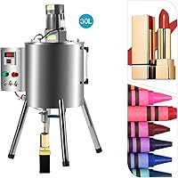 Vista 7 de Máquina de llenado de mezcla de calefacción de 30L, 120 W 110 V de acero inoxidable de lápiz labial vela de llenado de calor Tanque de planchado