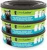 LitterLocker - Pack of 3 Round Plastic Film Refills for Cats - Green - 17cm x 17cm x 15cm