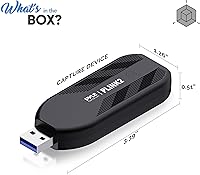 Vista 7 de Pyle Tarjeta de captura HDMI de EE. UU. - Camera Link 4K USB3.1 GEN1 Grabación de audio y video HDMI a USB a través de videocámara DSLR Action Cam
