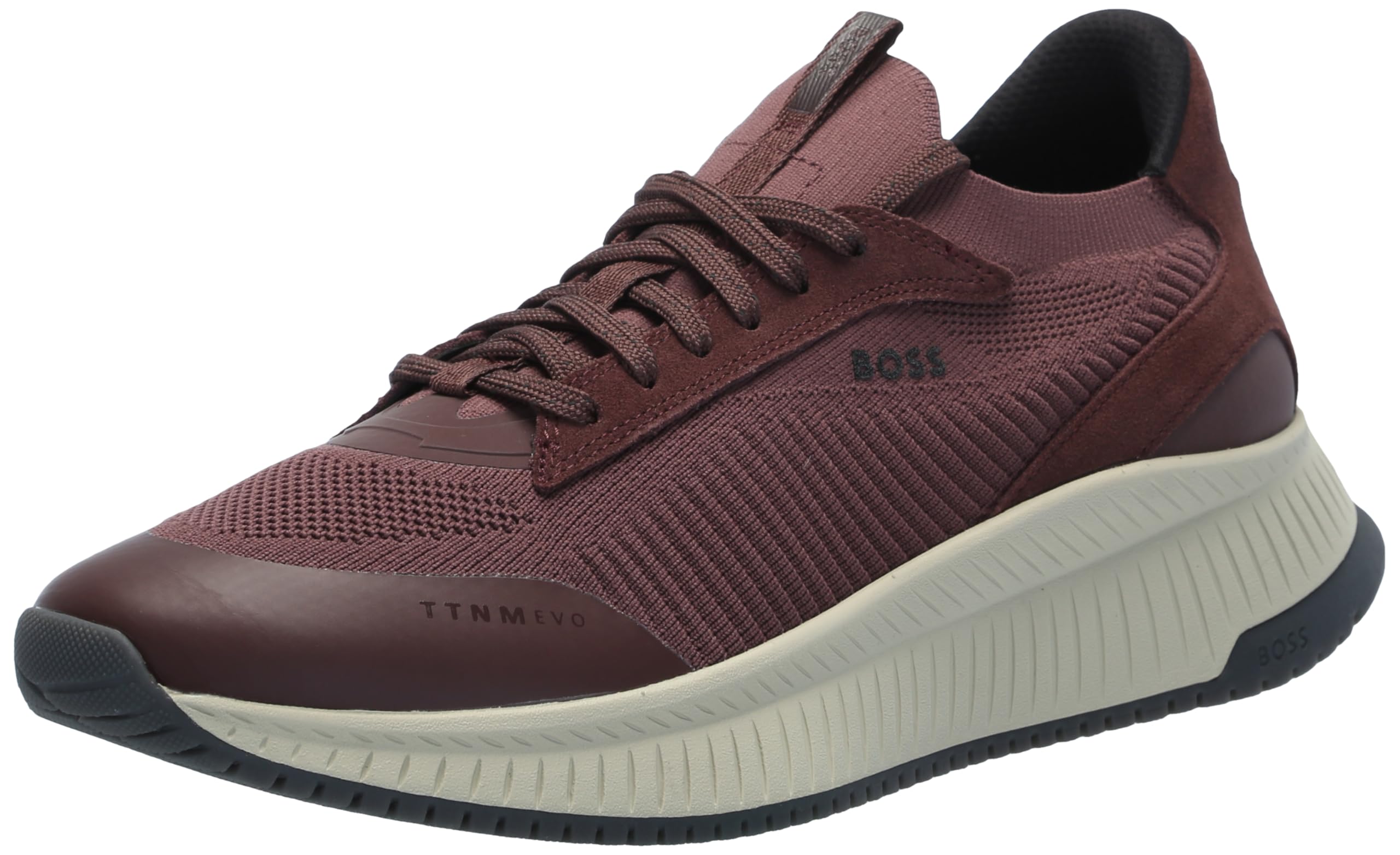 BOSS Men's Modern Knit Structure Running Sneaker