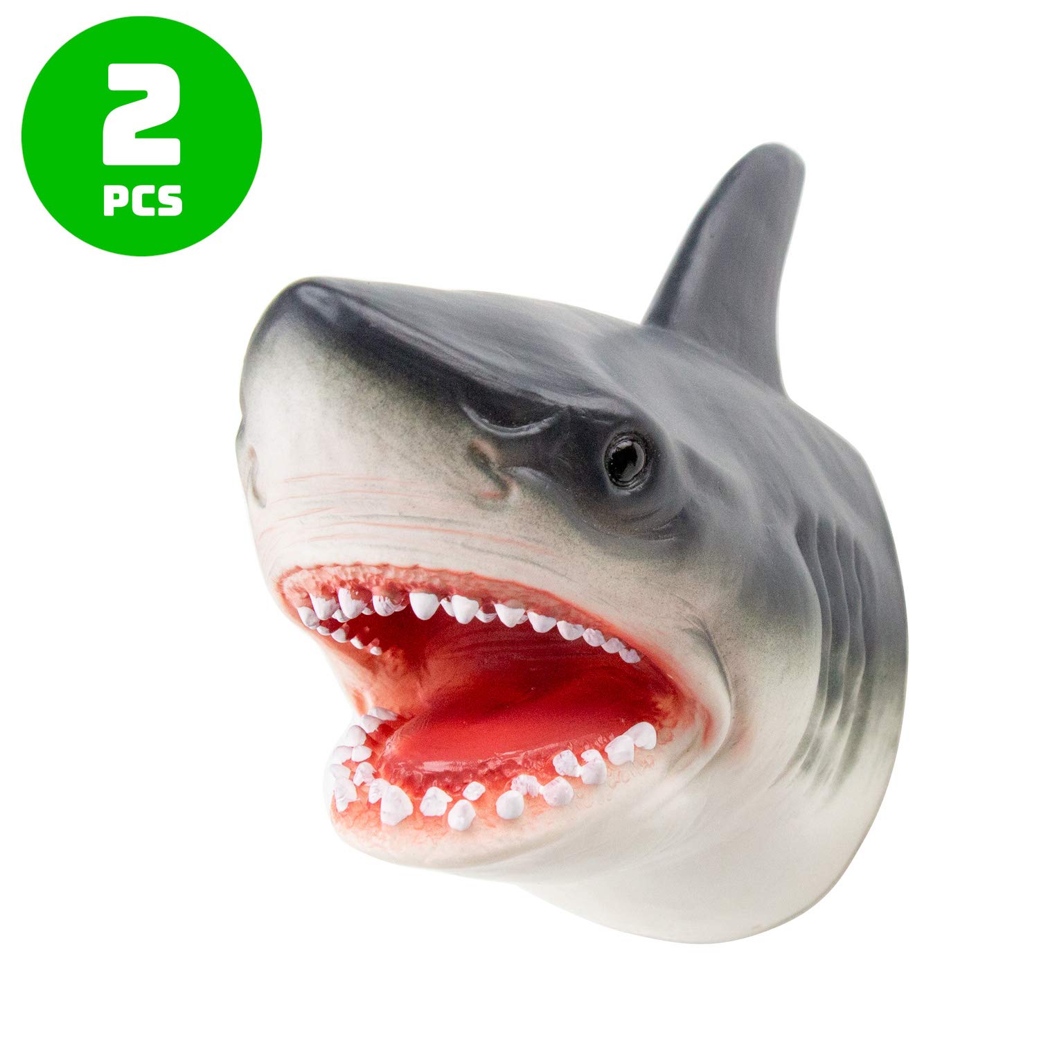 rubber shark hand puppet
