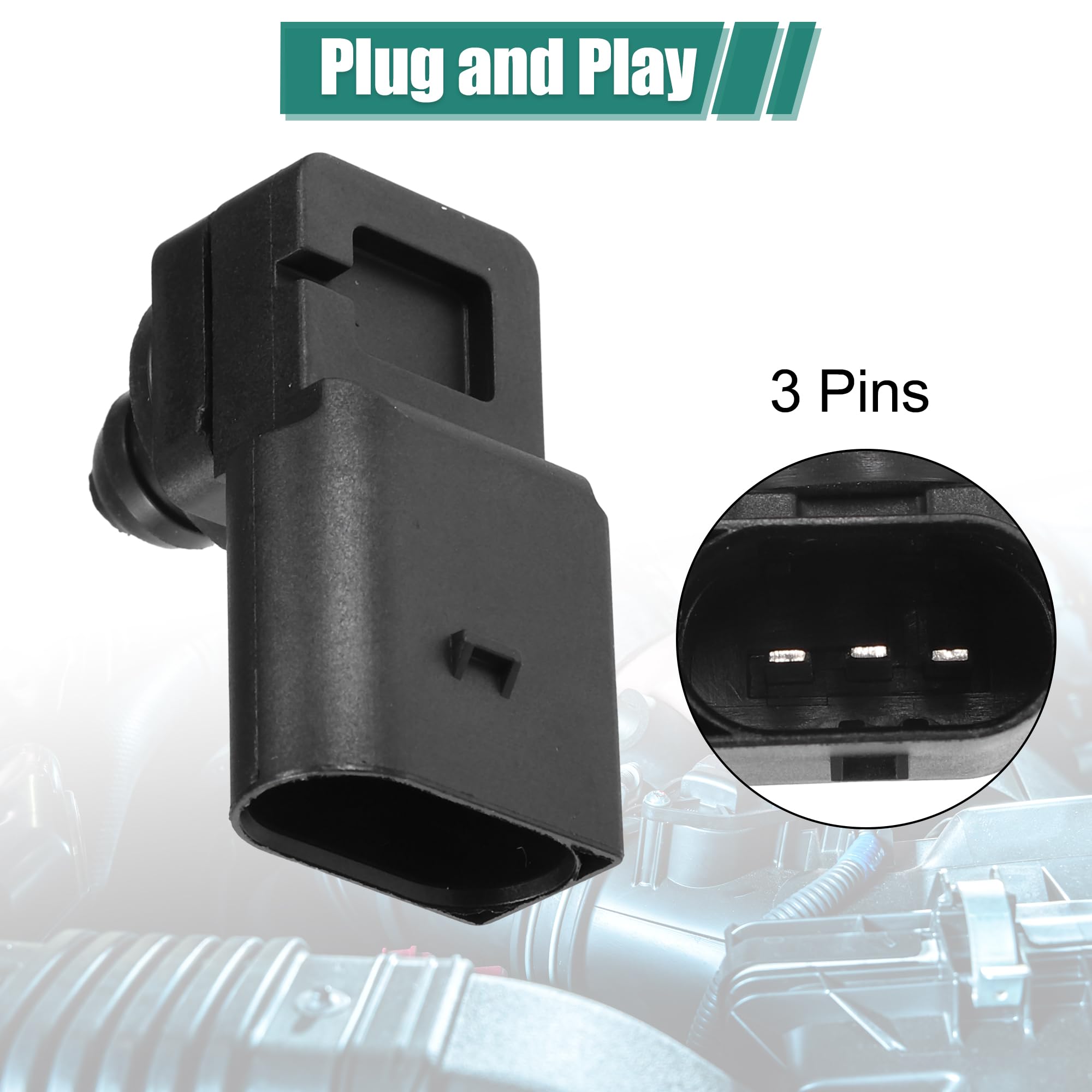 QUARKZMAN No.13627792260 Colector Absoluta Presión Sensor para BMW 335d 3.0L