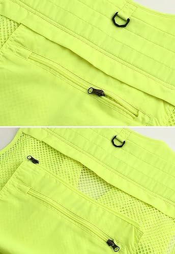 Miniatura 7 de Hbufnha Chaleco de pesca al aire libre chaleco de trabajo unisex caza viaje fotografía safari múltiples bolsillos