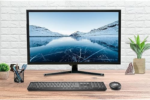 Miniatura 2 de Lenovo PC de escritorio todo en uno, procesador Intel Pentium J3710, RAM de 8 GB, SSD de 256 GB, nuevo monitor FHD de 22 pulgadas, teclado y mouse