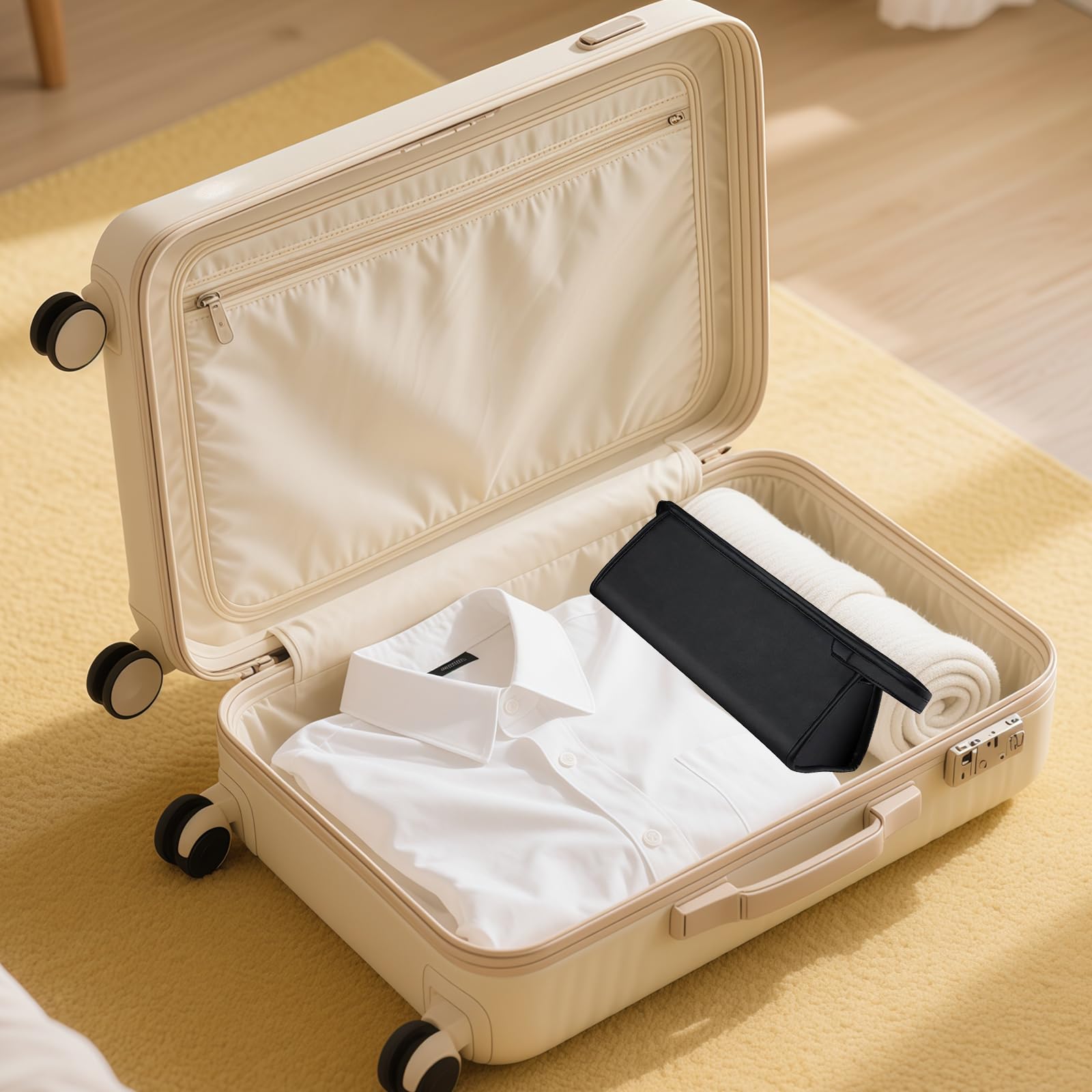 Bolsa de Almacenamiento de Viaje Compatible con Dyson Airwrap Styler y Dyson Supersonic, Bolsa de Viaje Portátil para Secador de Pelo, Funda de Transporte Impermeable para Secador de Pelo y Accesorios