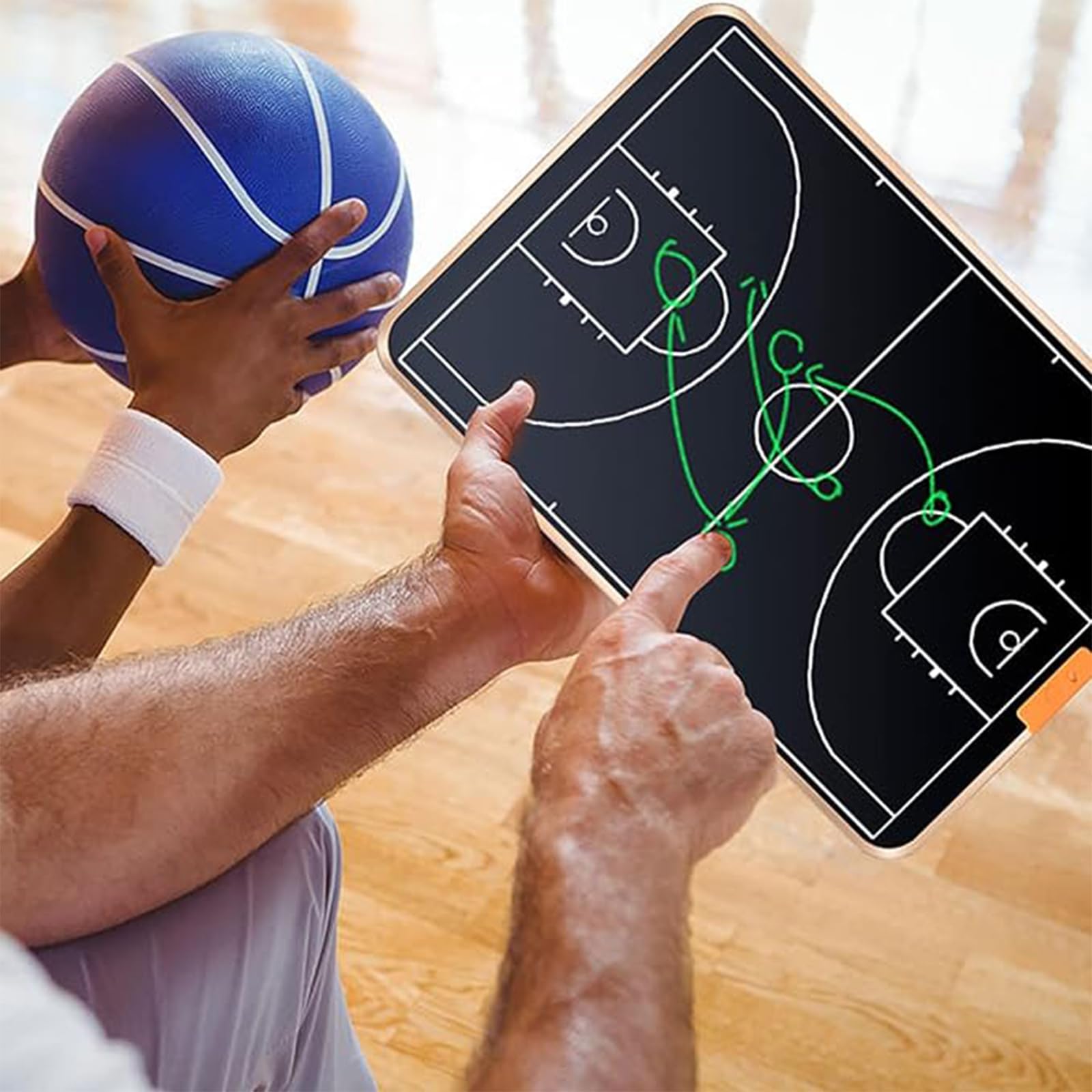 Lavagna LCD 16 Pollici Per Allenatori Di Basket, Scrittura Elettronica Con Penna E Cancellazione A Pulsante - 2