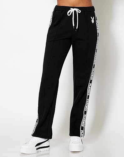 Miniatura 2 de Spencer's Playboy - Pantalones deportivos negros Con licencia oficial Exclusivamente en Spencer's Playboy Athletic Gear