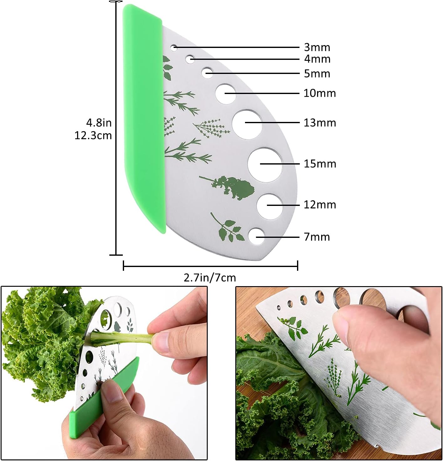 Up To 40% OFF AUTIDEFY Herb Scissors 2 IN 1 Tools Set Stainless Steel Herb Cutter Tools 5-Blades Scissors with Herb Stripping Tool, Cleaning Comb for Cutting Cilantro Onion Salad