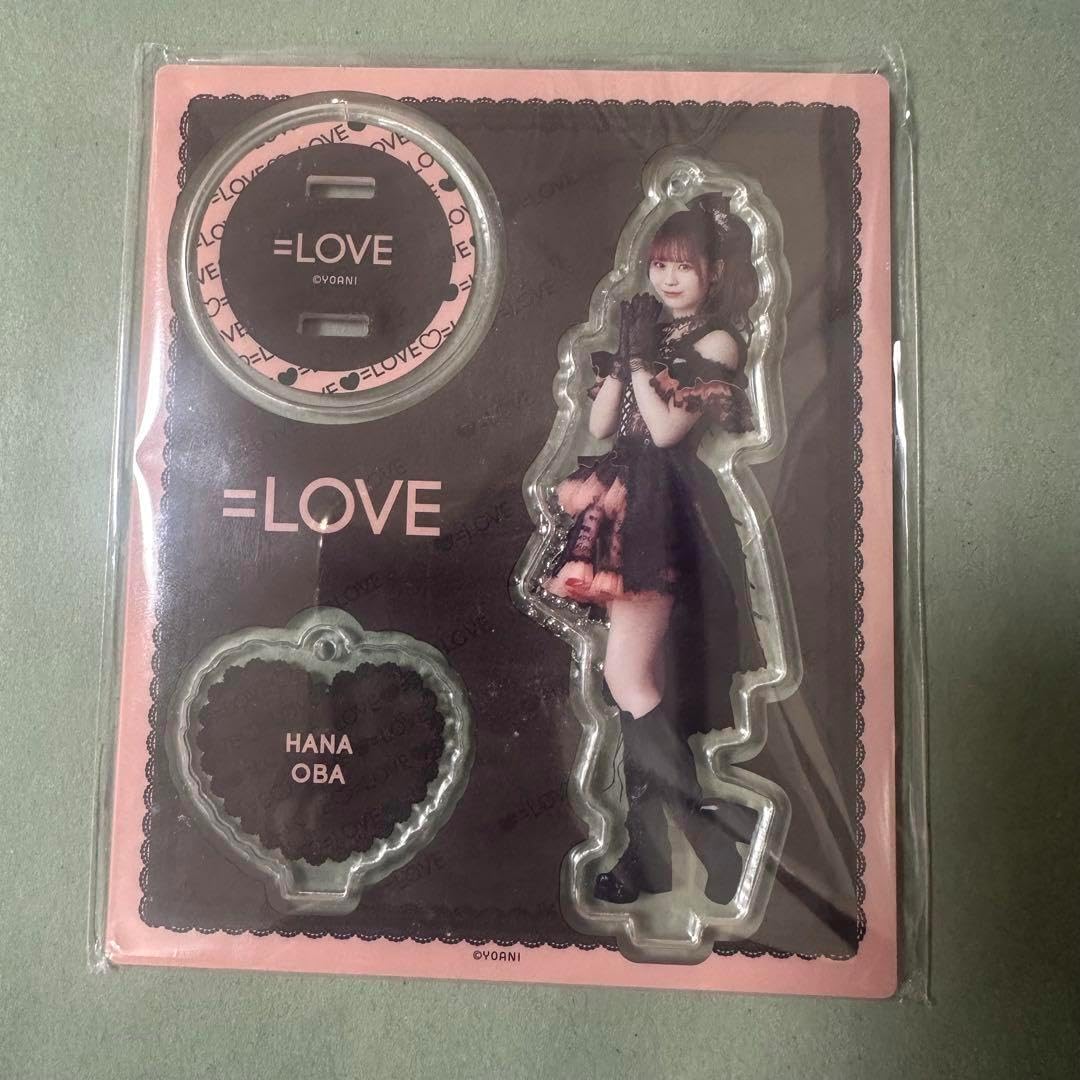 大場花菜　黒衣装直筆チュウ Amazon.co.jp: ＝LOVE 大場花菜 呪って呪って歌唱衣装② 直筆 チュウ