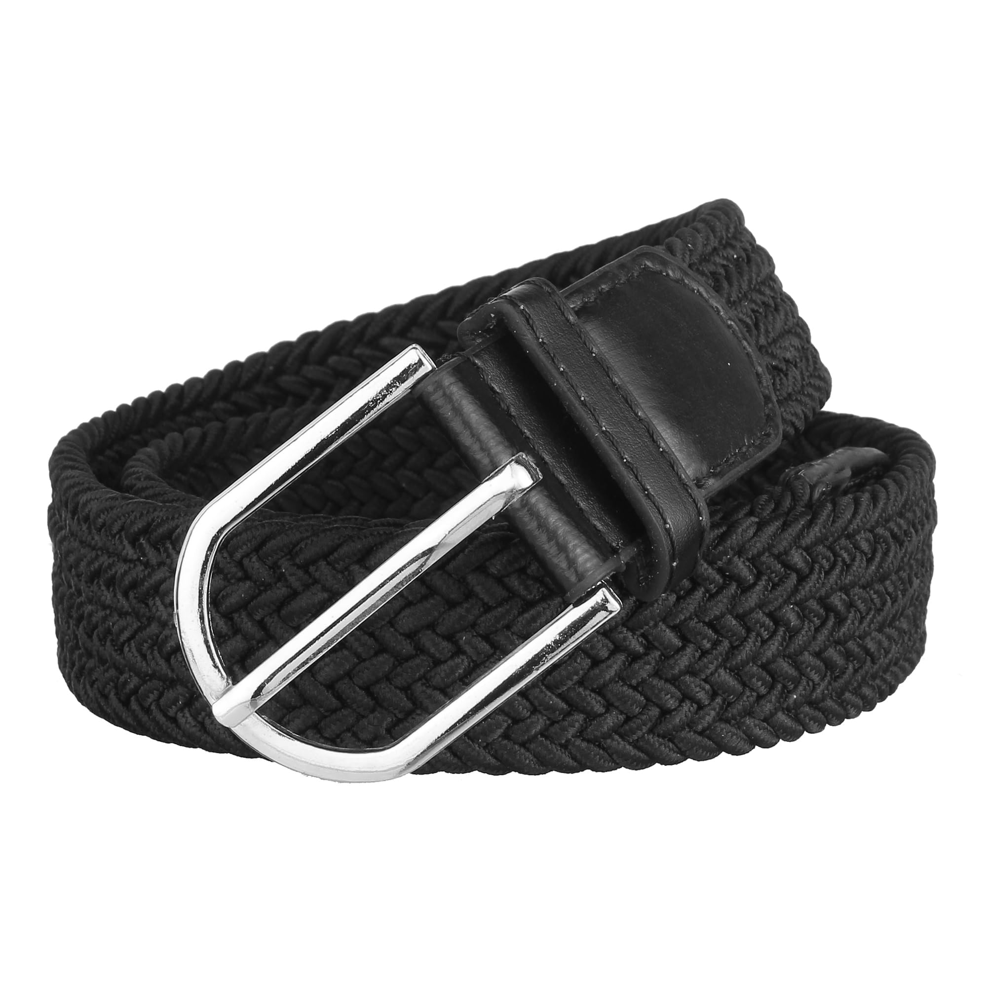 Stretchable Woven Fabric belt for Men & Women,Fits on upto 36 inches waist size,Hole free design-image-32