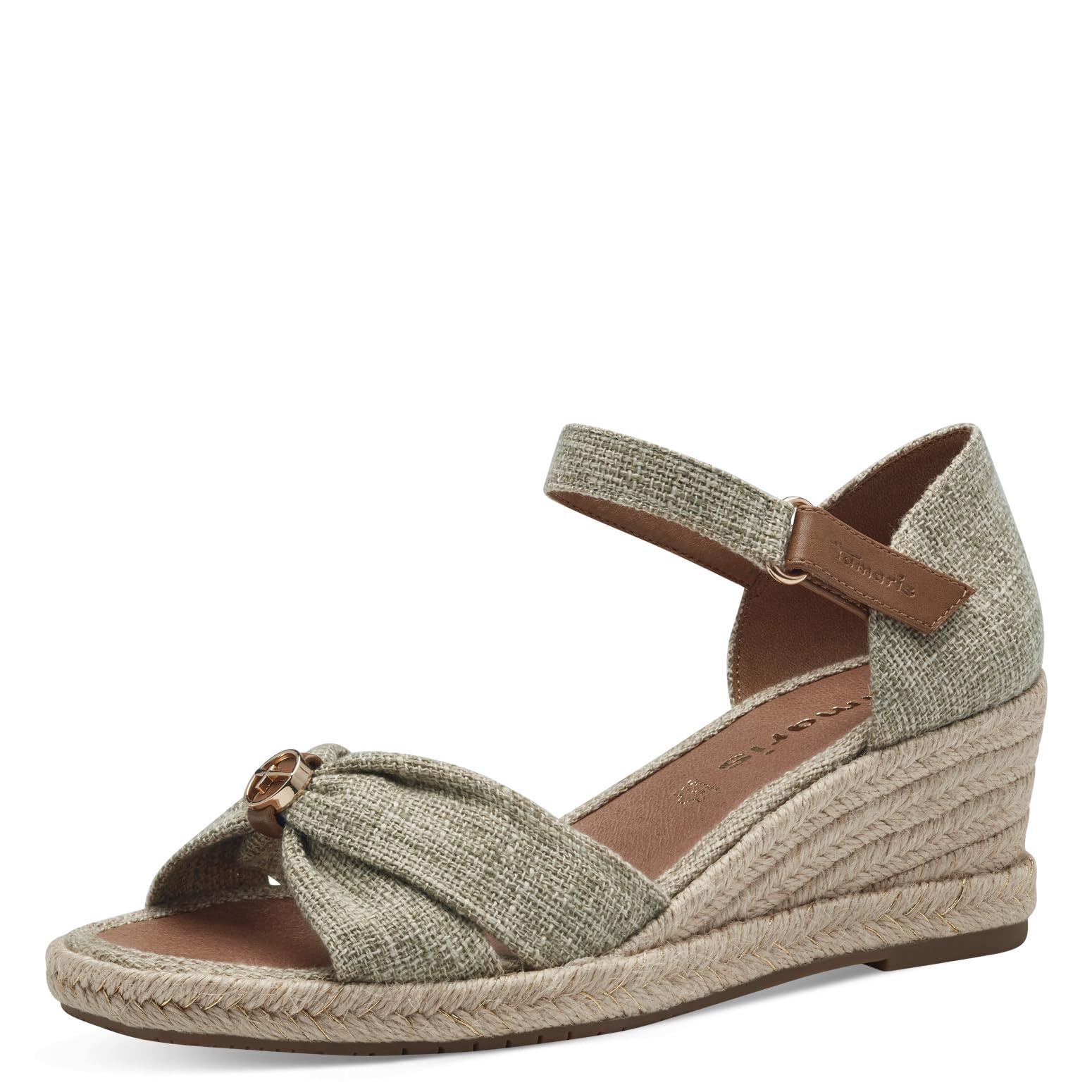 Tamaris Women's 1-28357-42 Sling Sandals, Nature, 7.5 UK