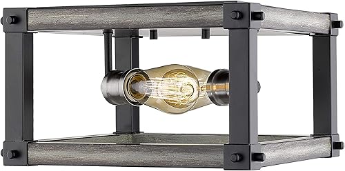 Miniatura 6 de Kirkland - Soporte empotrable para 2 luces (acabado en madera de fresno)