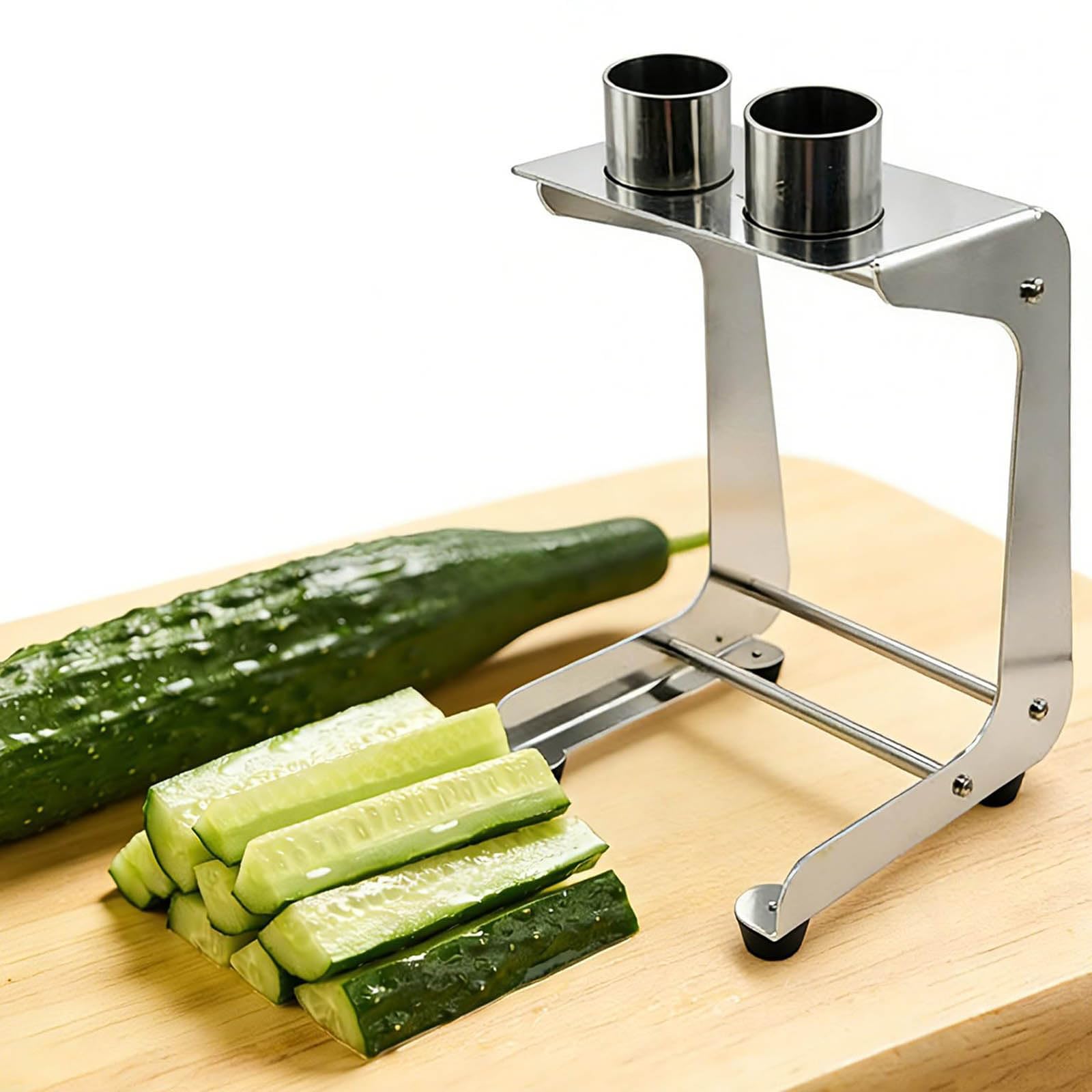 Cortador manual de verduras, acero inoxidable con cuchillas reemplazables para cortar rápidamente ensaladas, cocinar y preparar sushi