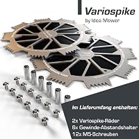 Idea Mower Variospike robotfűnyíró szegek Navimow Segway H500, H800 modellhez rozsdamentes acél 4