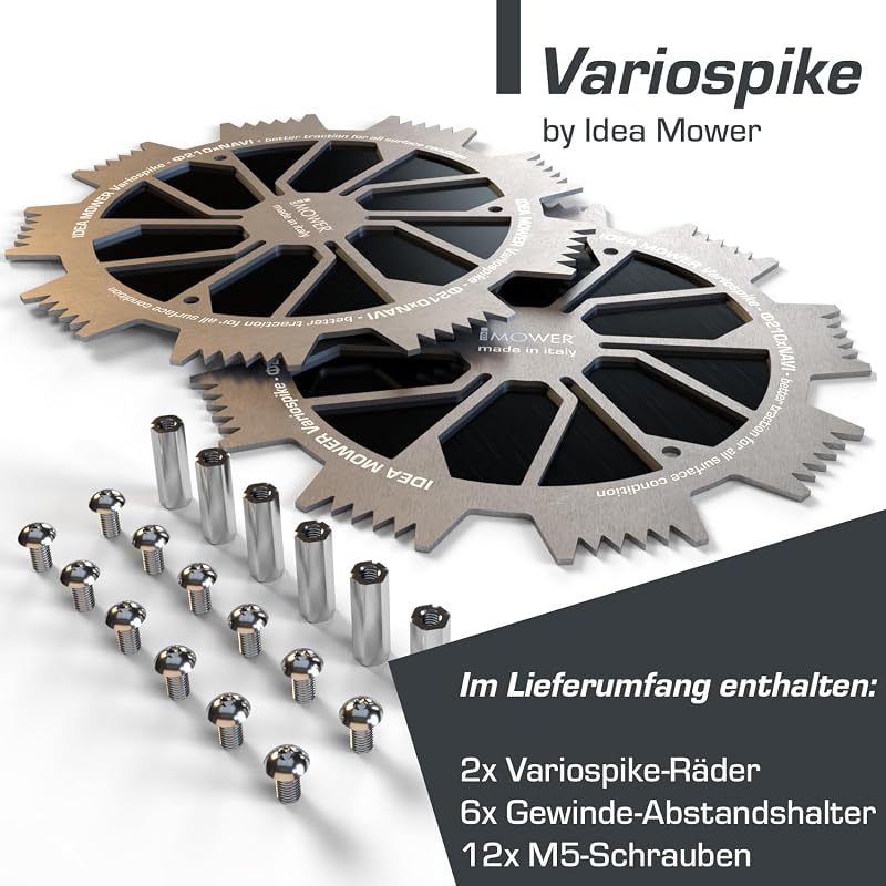 Idea Mower Variospike robotfűnyíró szegek Navimow Segway H500, H800 modellhez rozsdamentes acél