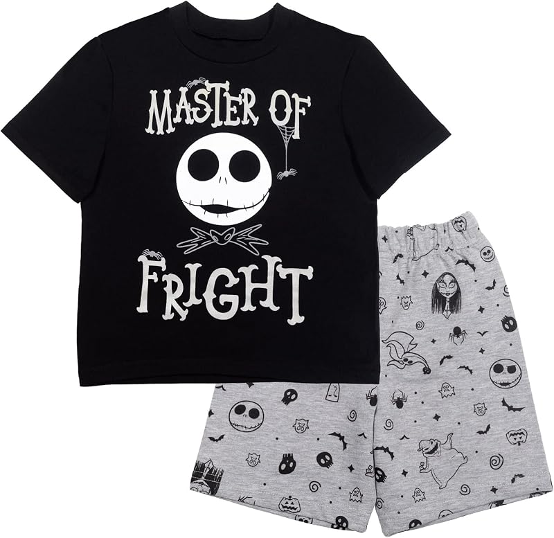 Disney Nightmare Before Christmas T-Shirt and Shorts Outfit Set Infant to Big Kid Sizes (18 Months - 14-16)