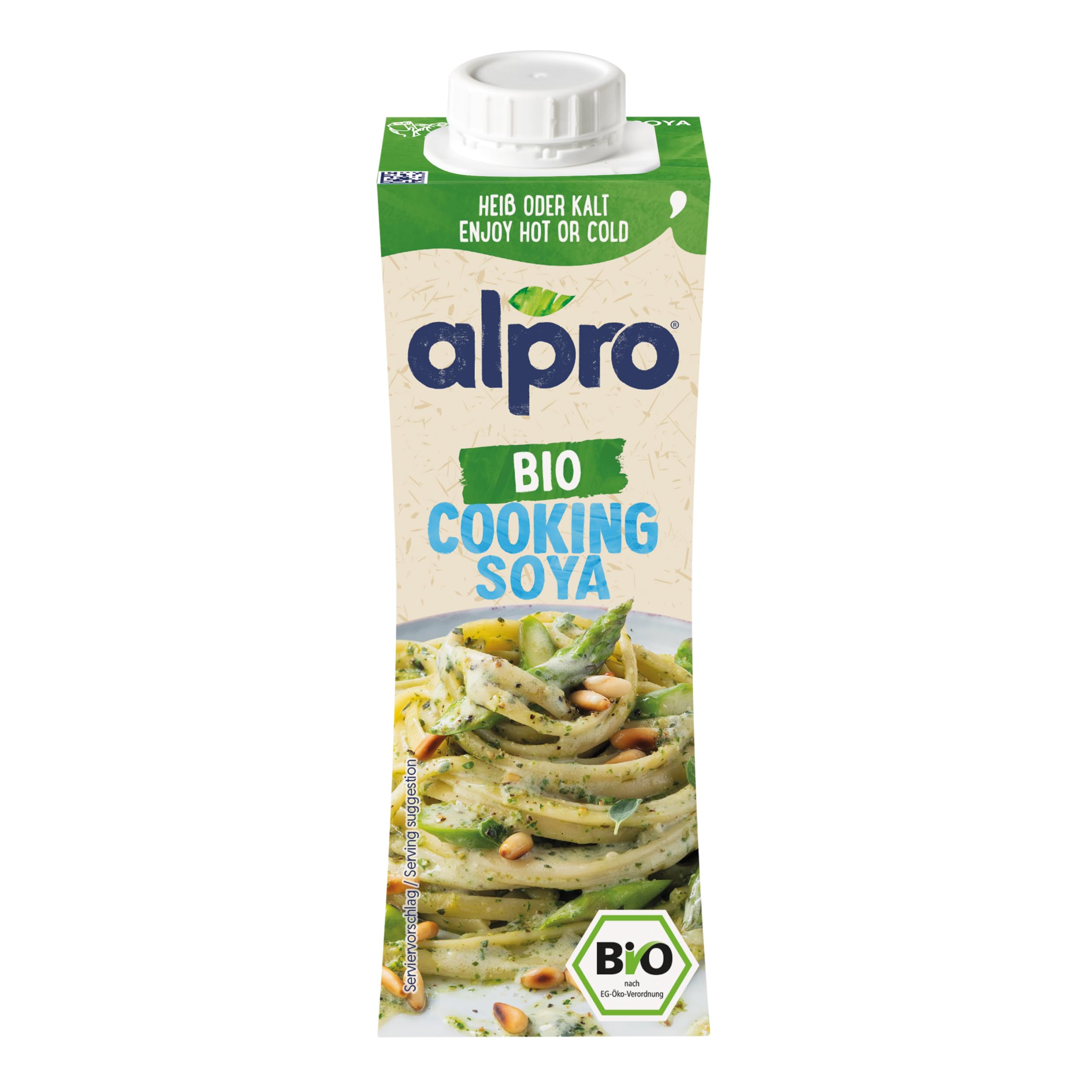 Alpro Bio Cooking Soya – Vegane Bio-Kochcreme – 15 x 250 ml