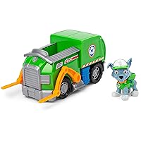 Paw Patrol | Camion per la Raccolta di rifiuti riciclabili di Rocky | Veicolo e Personaggio