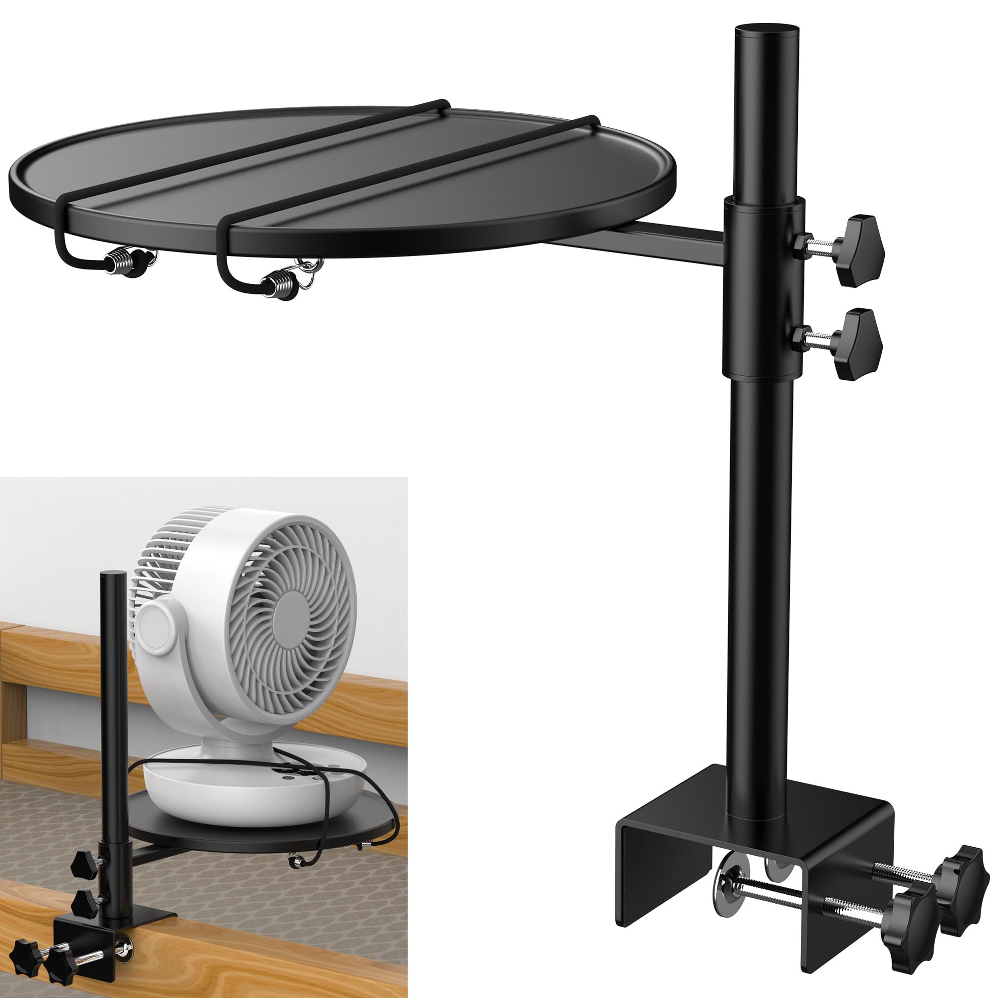 Photo 1 of RTOSY Black Bunk Bed Fan Holder