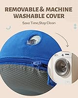 Vista 27 de Asiento inflable para bebés de 3 a 36 meses, silla de bebé con bomba de aire integrada, asiento de piso para bebé, asiento Bumbo para aprender a