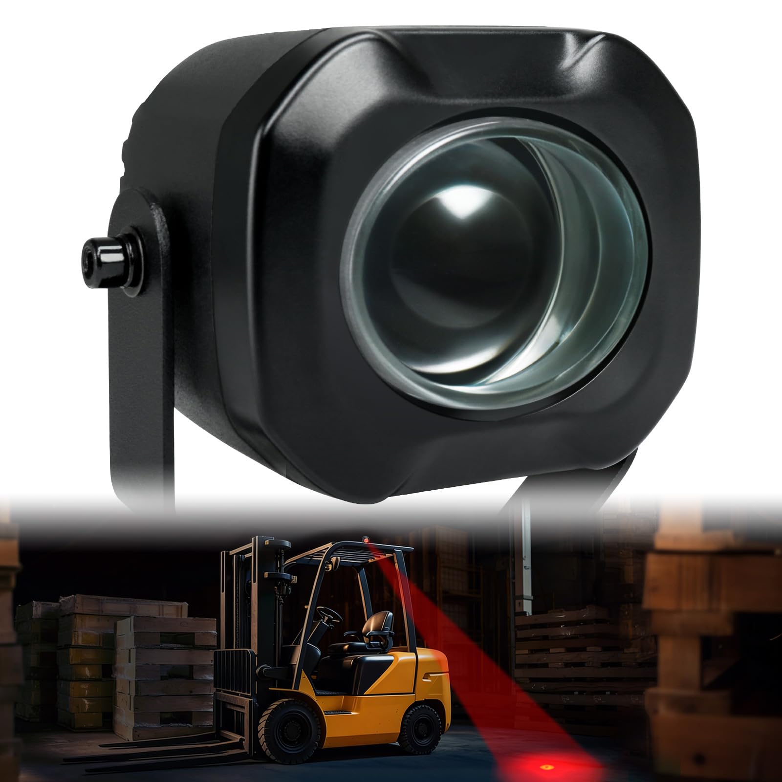 Agrieyes W221 Red Spot Forklift Safety Light, 12-80V Boundary Warning