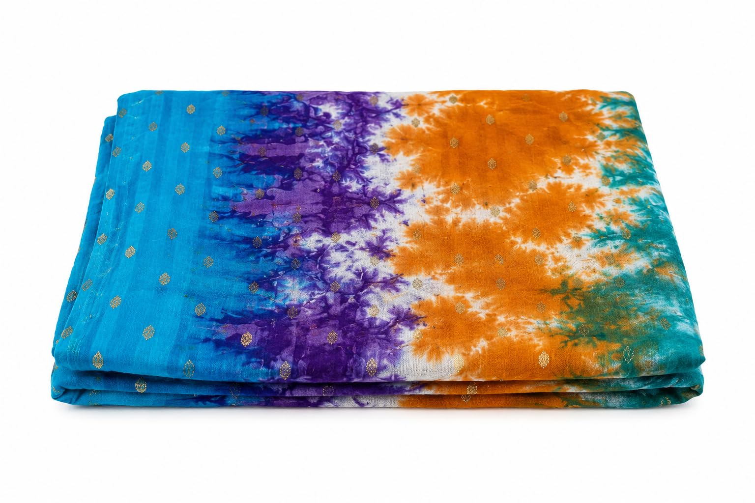 TZ -Women's Tie & Dye Soft Printed Dupatta | Lightweight Ethnic Dupatta | Stylish Daily Wear & Festive Fashion Accessory pack of 1 Size 2.5-picture-23